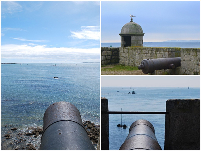 Les canons du musée de la Marine